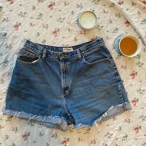 L.L. Bean Denim Shorts - High Waisted Vintage
